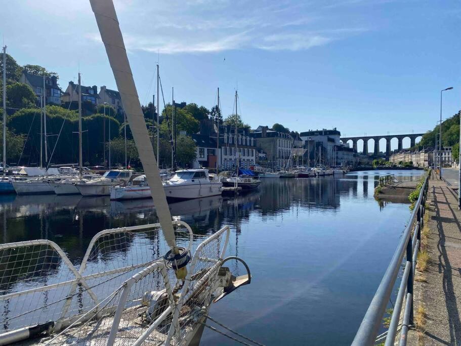 Voiles Sur Morlaix: Vue Port, 4 Personnes, Parking Daire Dış mekan fotoğraf